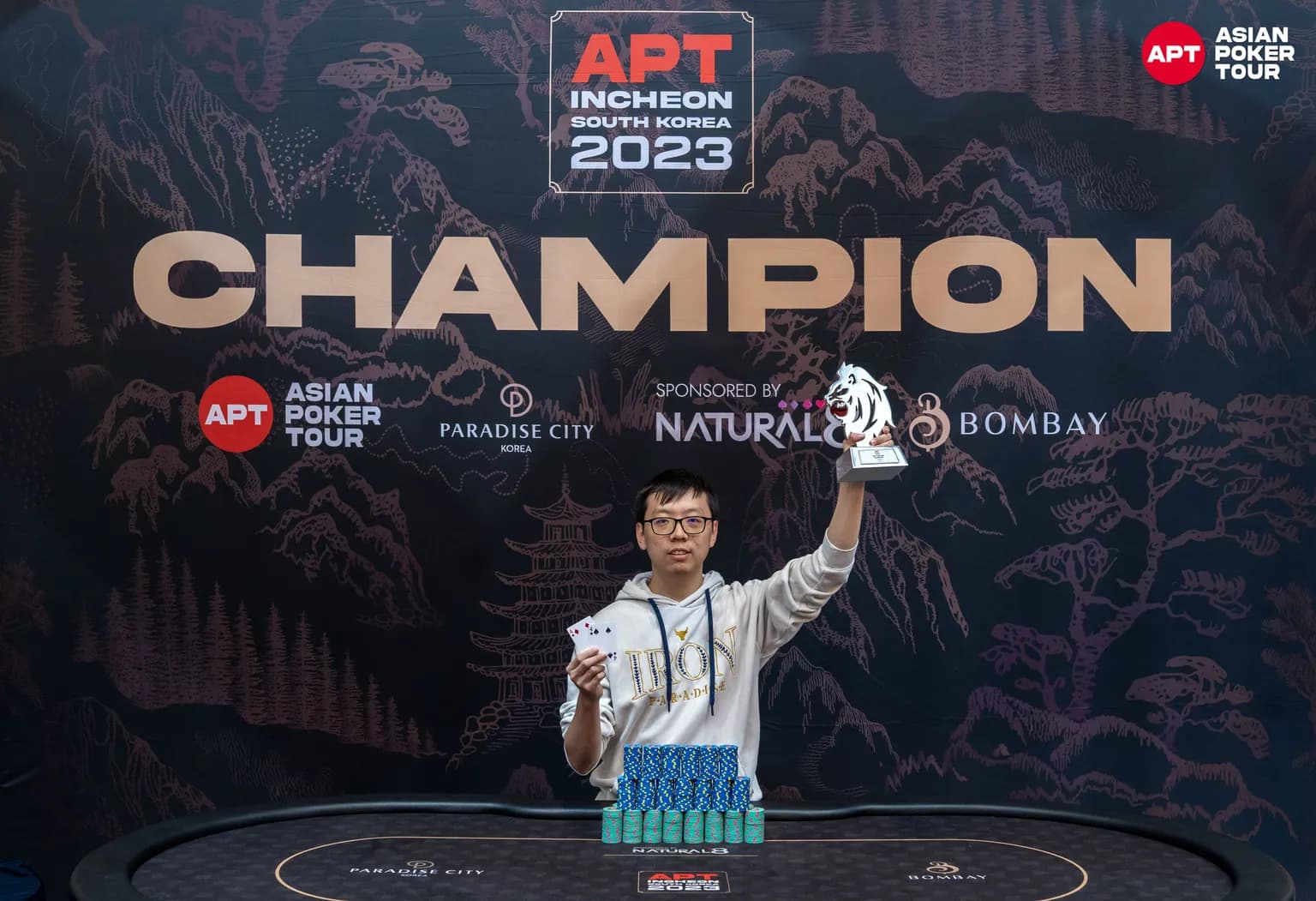 China's Hong Ru Zhang Wins Kickoff For KRW 29.3M (~USD $22K) on APT Debut