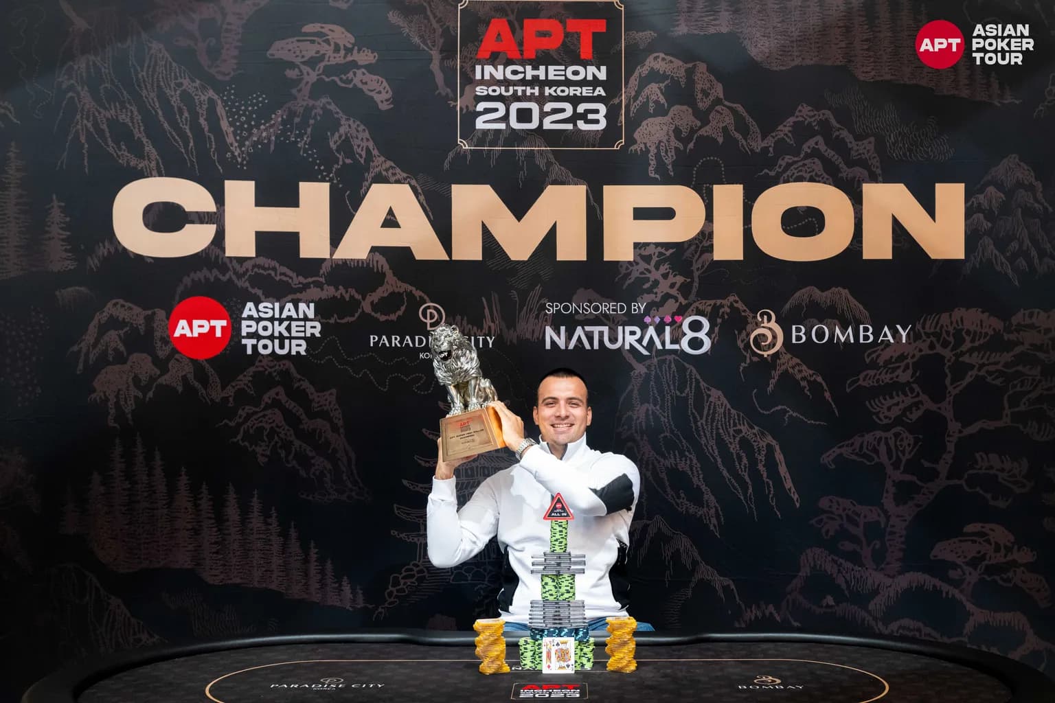 Serbia's Milos Petakovic Crowned APT Super High Roller Champion Winning KRW 145.6M (~USD $110K)