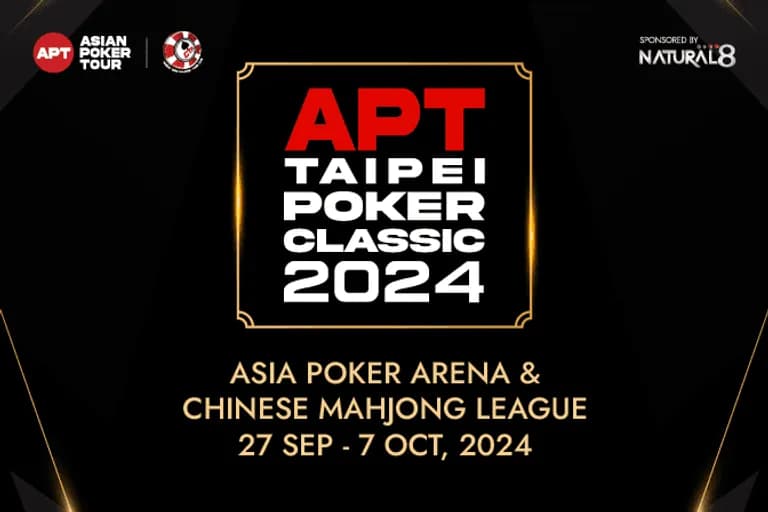 Asian Poker Tour Announces APT Taipei Poker Classic With USD 2 Million Main Event Guarantee