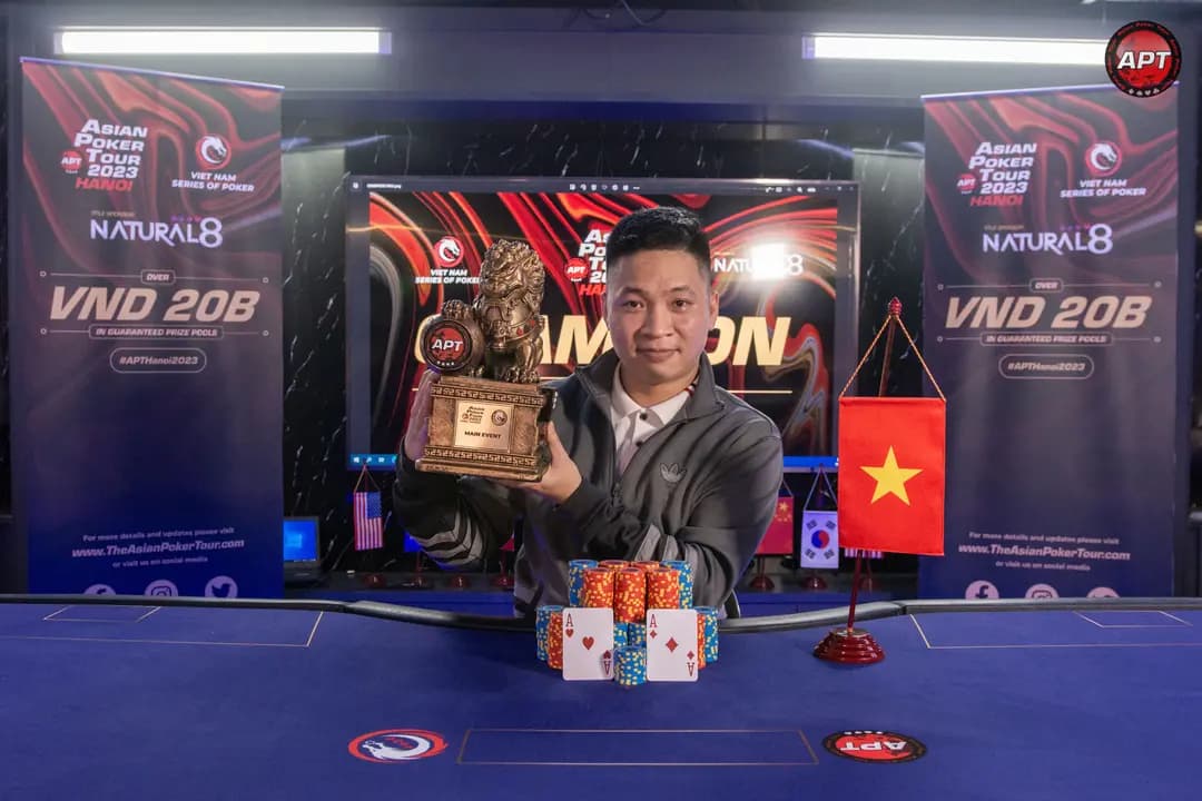 Vietnam's Hai Nam Hoang Wins Main Event For VND 2.794BN (~$117K), APT High Roller Up To 204 Entries – VND 9.894BN (~$415K) Prize Pool; Seungmook Jung Tops Day 1B