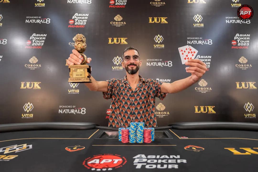 APT Phu Quoc 2023: Ahmed Ibrahimi Wins Kickoff for ₫327.76M (~$14K), Mongolia's Anarbayasgalan Sainjargal Leads Record-Breaking Super High Roller, Mystery Bounty Draws 214 Runners; Lester Edoc Tops Counts