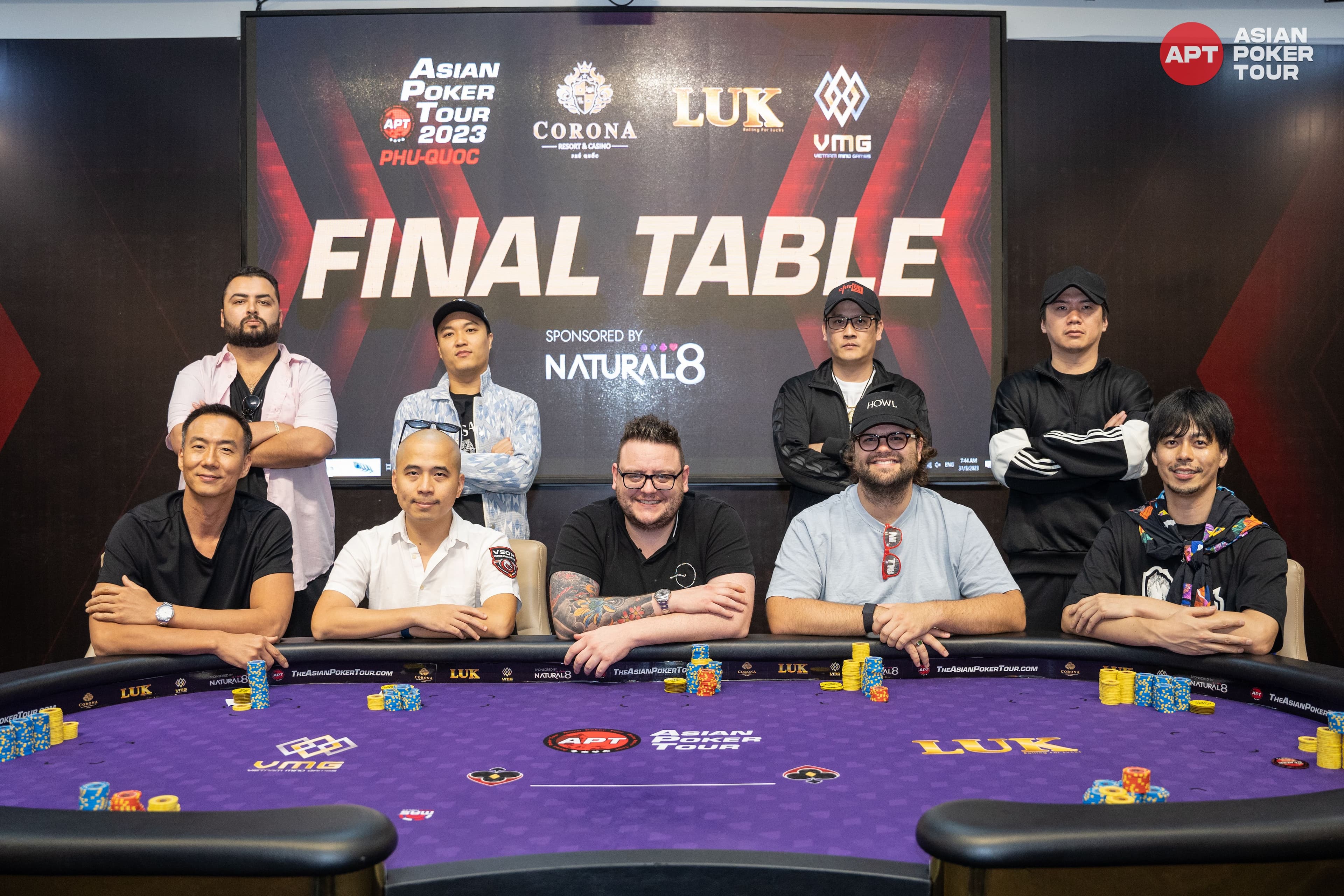 The 507-strong APT Phu Quoc Main Event Field Reduced to Final Nine Players; USA's Albert Gorelik Holds Commanding Lead