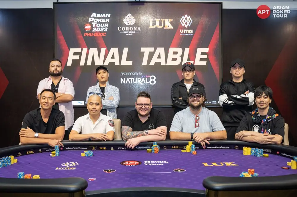 The 507-strong APT Phu Quoc Main Event Field Reduced to Final Nine Players; USA's Albert Gorelik Holds Commanding Lead